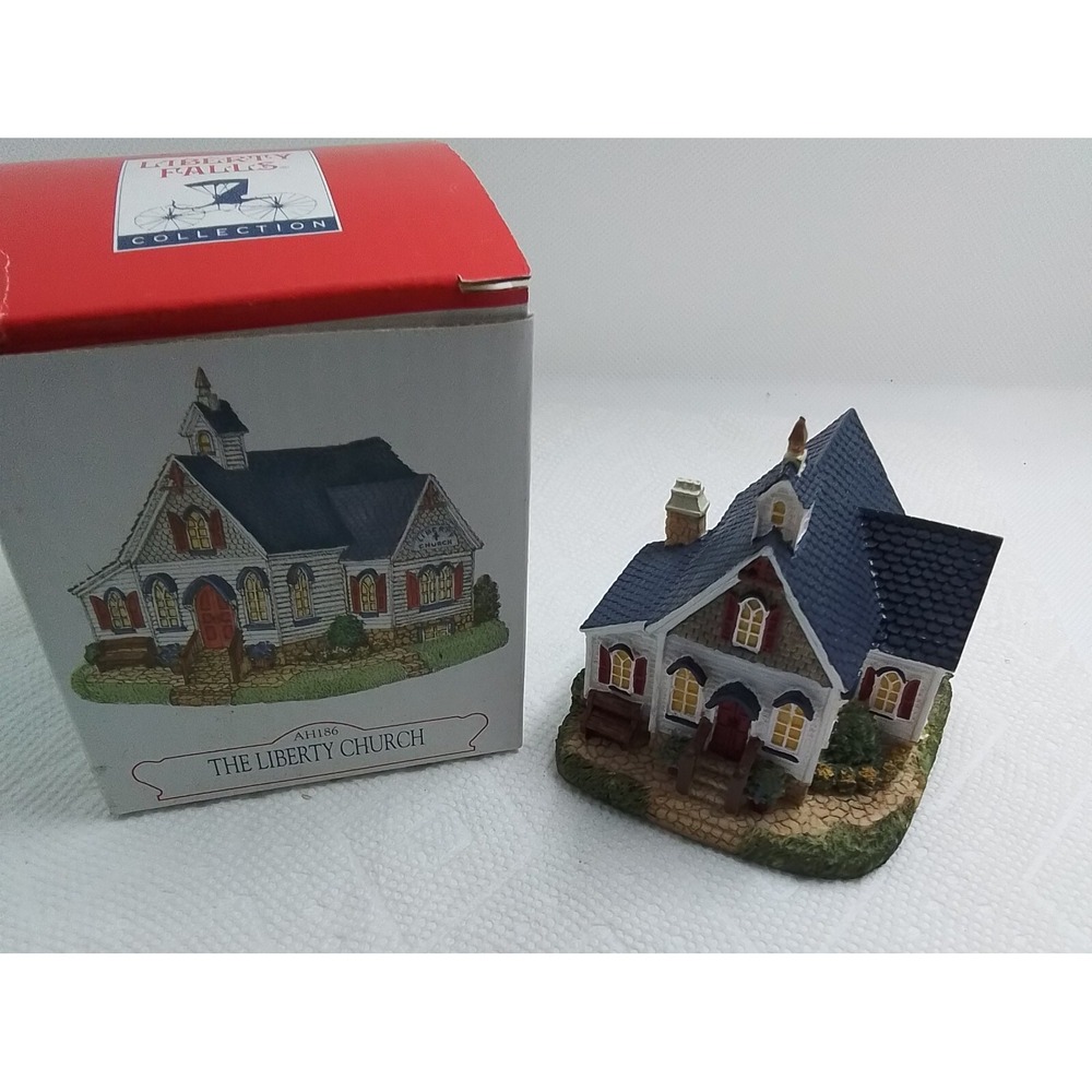 Liberty Falls Collection The Liberty Church Box Included AH 186 1999